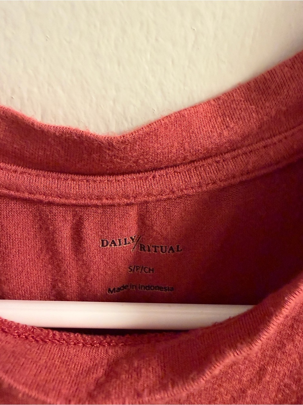 Daily Ritual Rust Red Crewneck Tank Dress - Picture 3 of 8